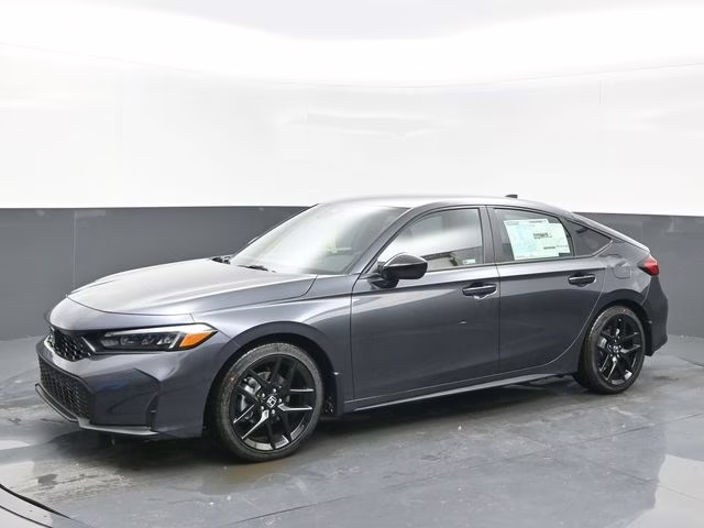 2026 Meteorite Gray Metallic Honda Civic Sport FWD Hatchback