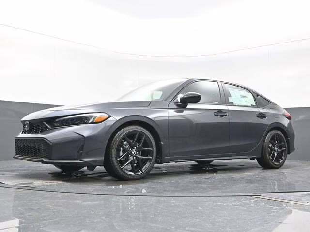 2026 Meteorite Gray Metallic Honda Civic Sport FWD Hatchback