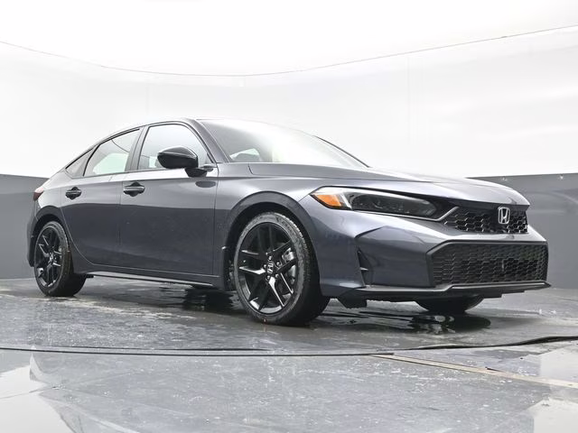 2026 Meteorite Gray Metallic Honda Civic Sport FWD Hatchback