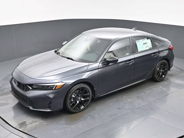 2026 Meteorite Gray Metallic Honda Civic Sport FWD Hatchback