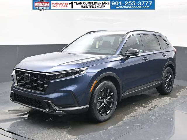 2026 Canyon River Blue Metallic Honda CR-V Hybrid Sport-L AWD SUV