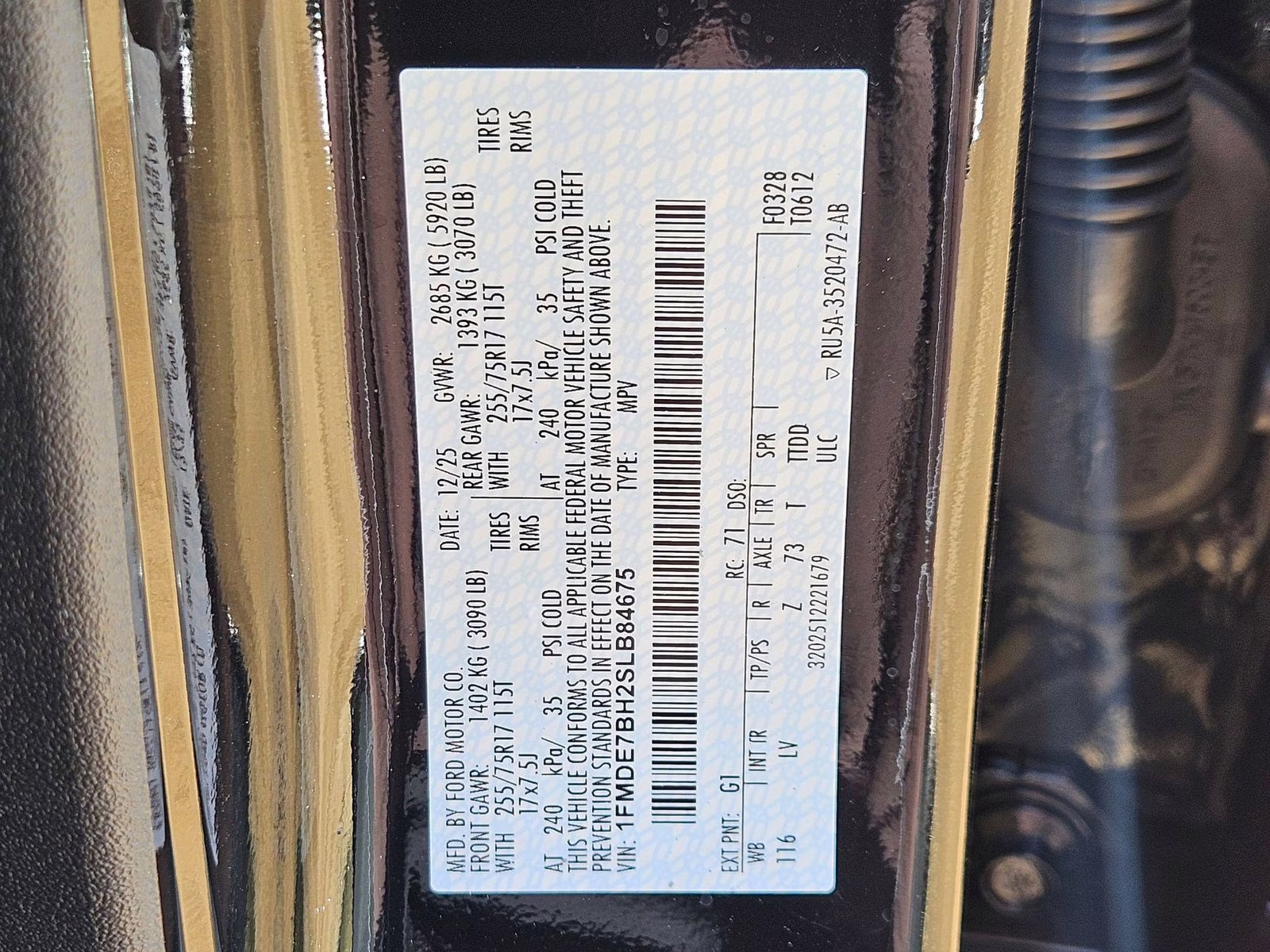 2025 Shadow Black Ford Bronco Big Bend 4X4 SUV