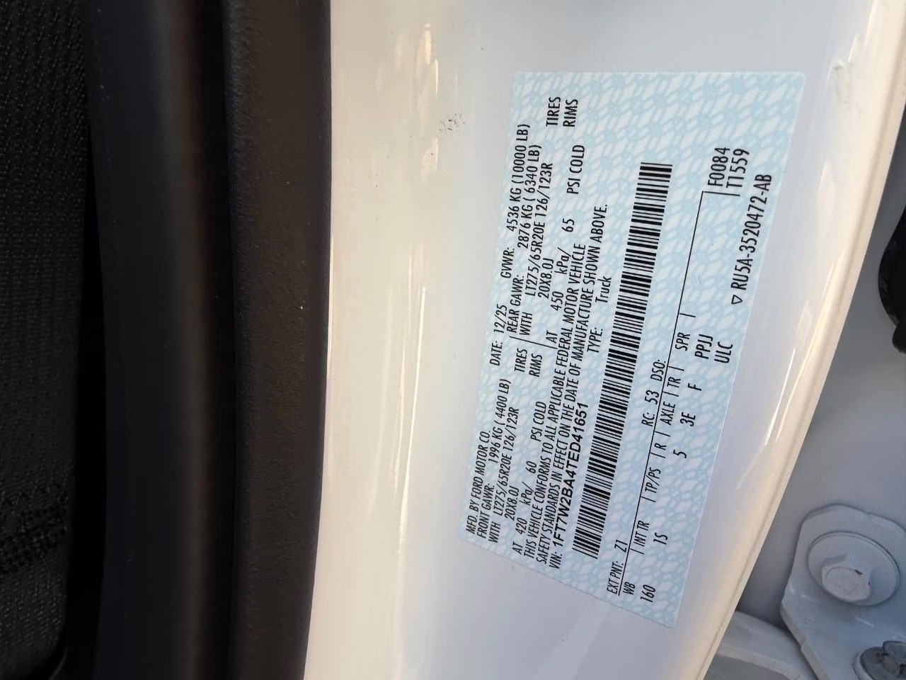 2026 Oxford White Ford Super Duty F-250 SRW 4X4 Truck