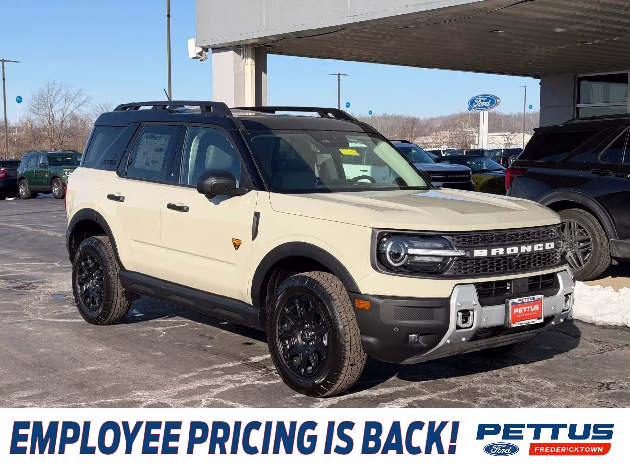 2025 Desert Sand Ford Bronco Sport Badlands 4X4 SUV