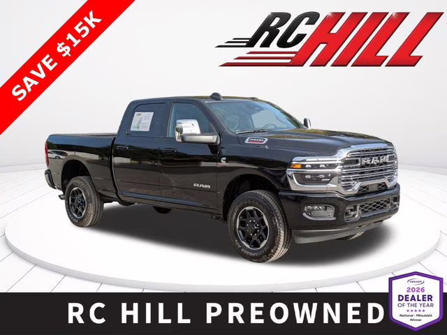 2026 Diamond Black Crystal Pearlcoat Ram 2500 Laramie 4X4 Truck