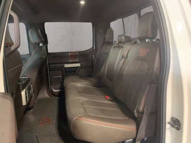 2015 White Platinum Metallic Tri-Coat Ford F-150 King Ranch 4X4 Truck