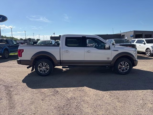 2015 White Ford F-150 King Ranch 4X4 Truck