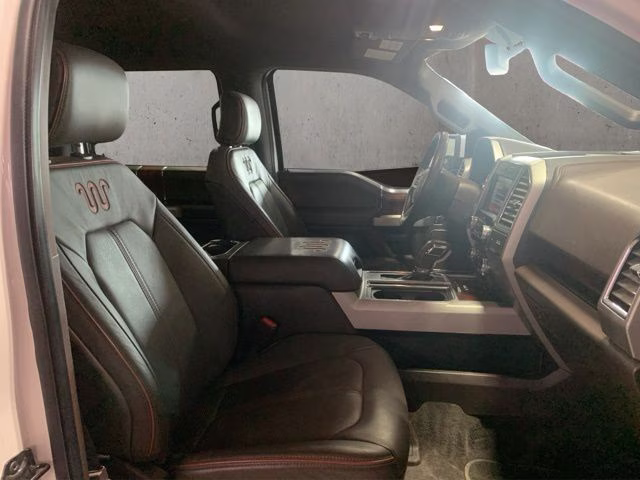 2015 White Platinum Metallic Tri-Coat Ford F-150 King Ranch 4X4 Truck