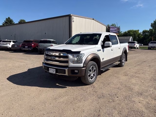 2015 White Ford F-150 King Ranch 4X4 Truck