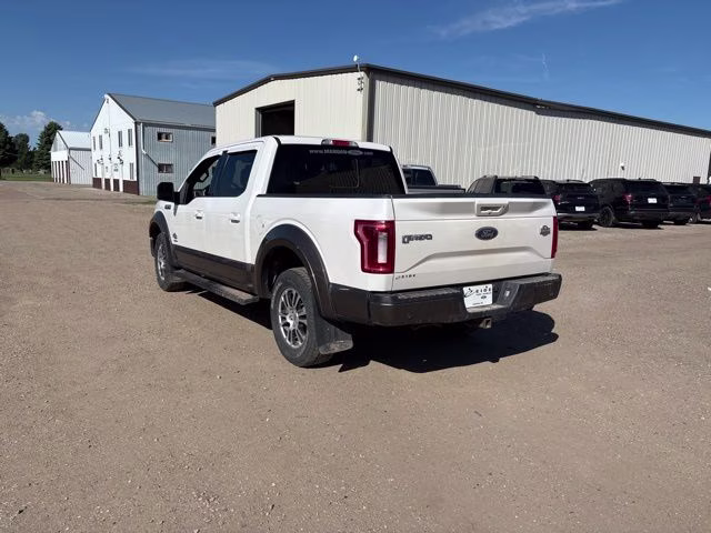2015 White Ford F-150 King Ranch 4X4 Truck