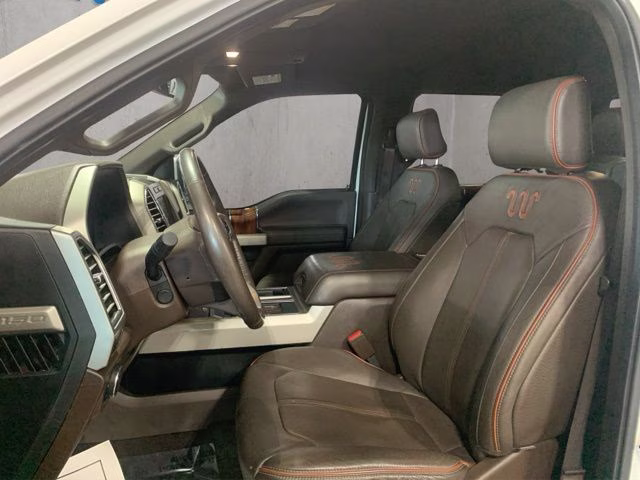 2015 White Platinum Metallic Tri-Coat Ford F-150 King Ranch 4X4 Truck