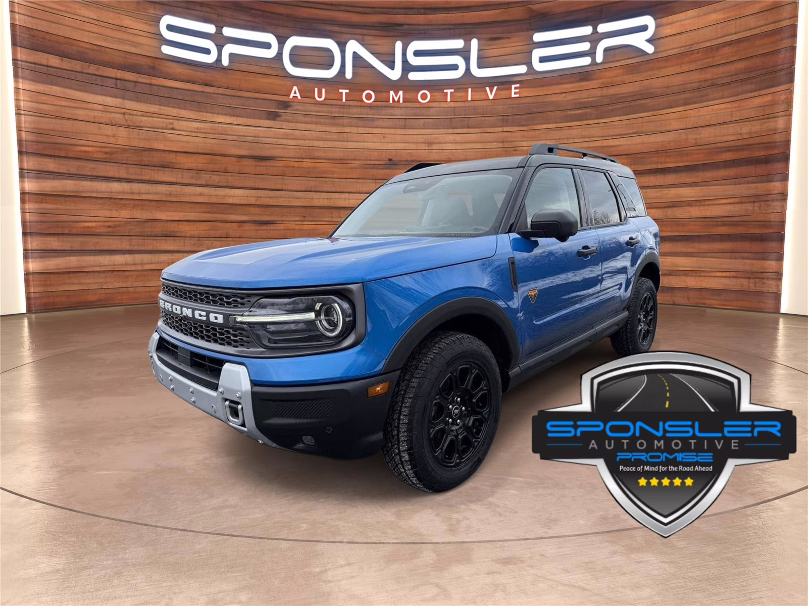 2025 Velocity Blue Metallic Ford Bronco Sport Badlands 4X4 SUV