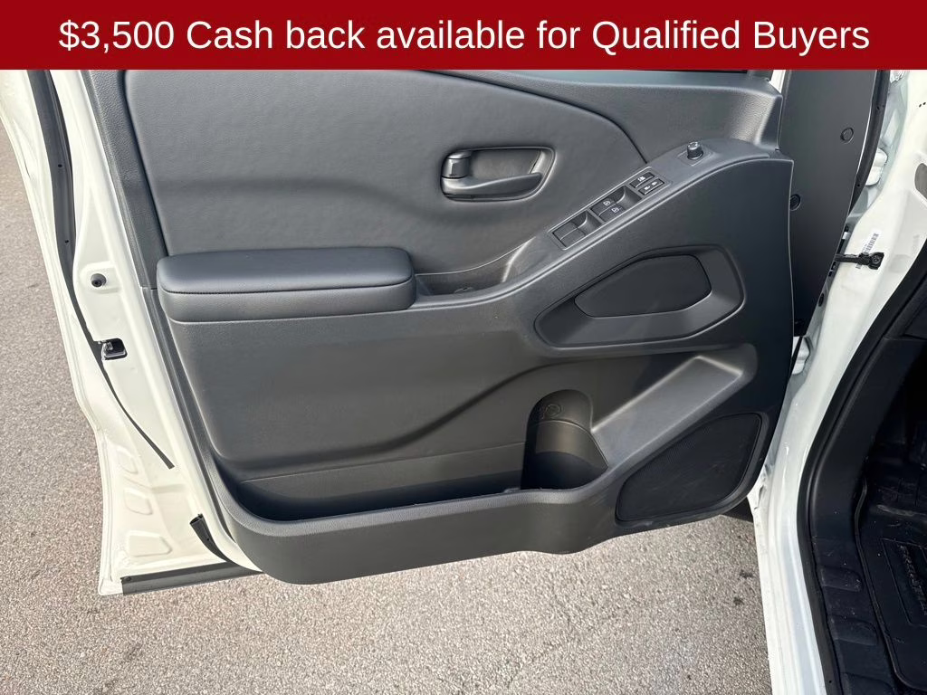 2026 Glacier White Nissan Frontier SV 4X4 Truck