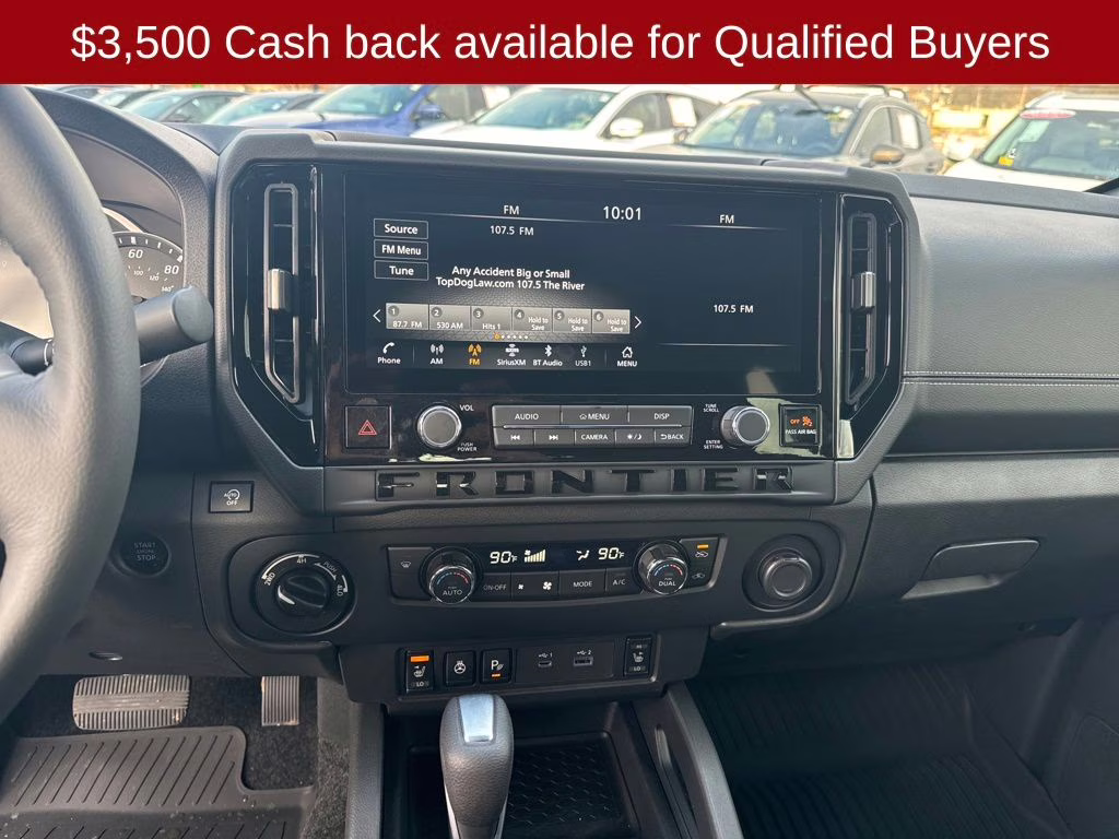 2026 Glacier White Nissan Frontier SV 4X4 Truck