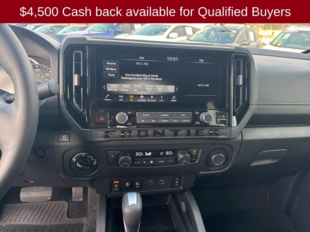 2026 Glacier White Nissan Frontier SV 4X4 Truck