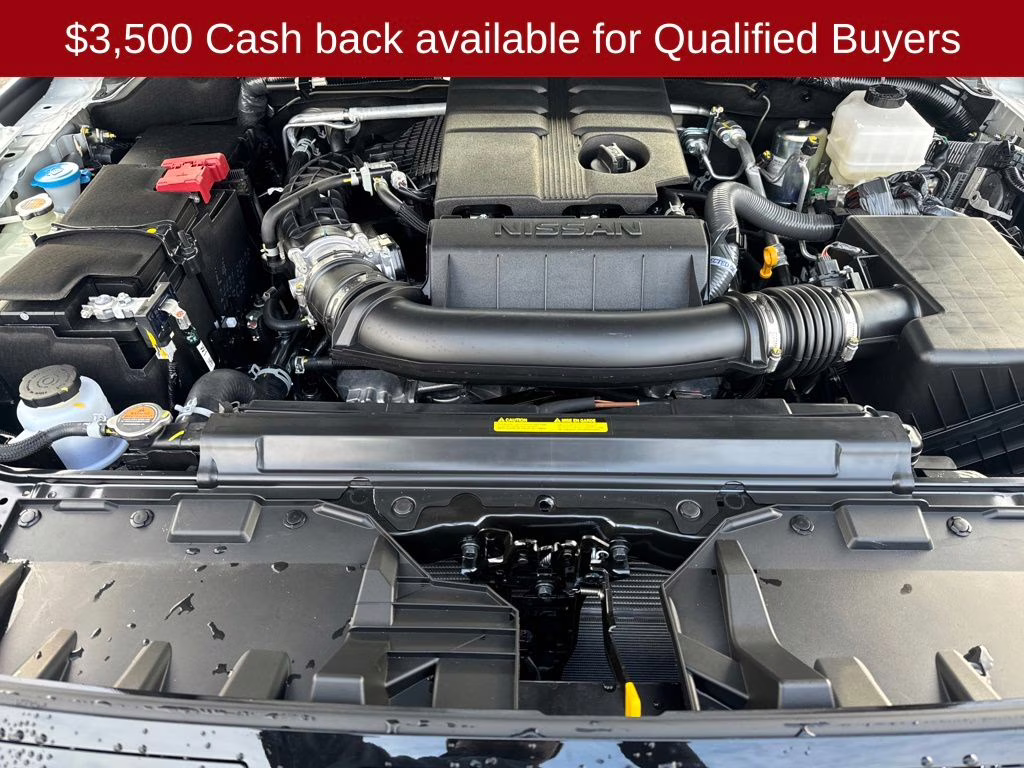 2026 Glacier White Nissan Frontier SV 4X4 Truck