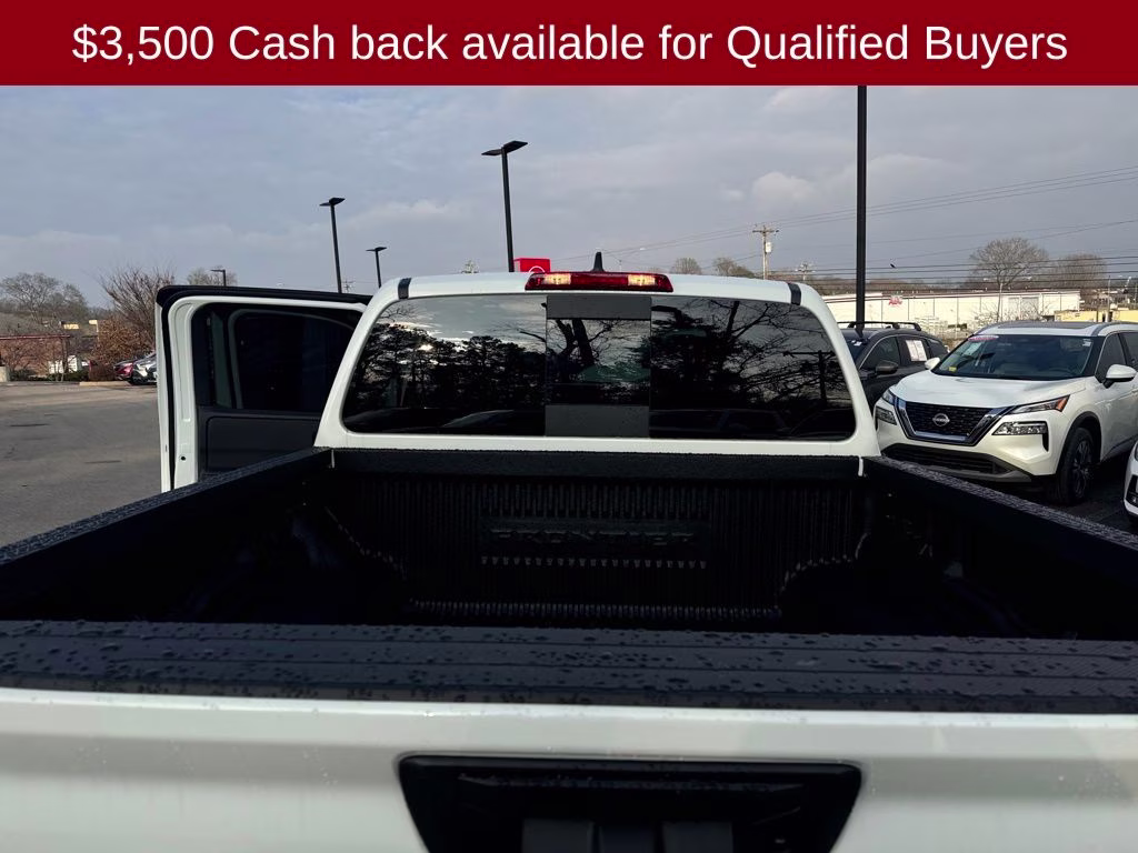 2026 Glacier White Nissan Frontier SV 4X4 Truck