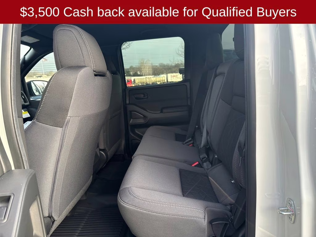 2026 Glacier White Nissan Frontier SV 4X4 Truck