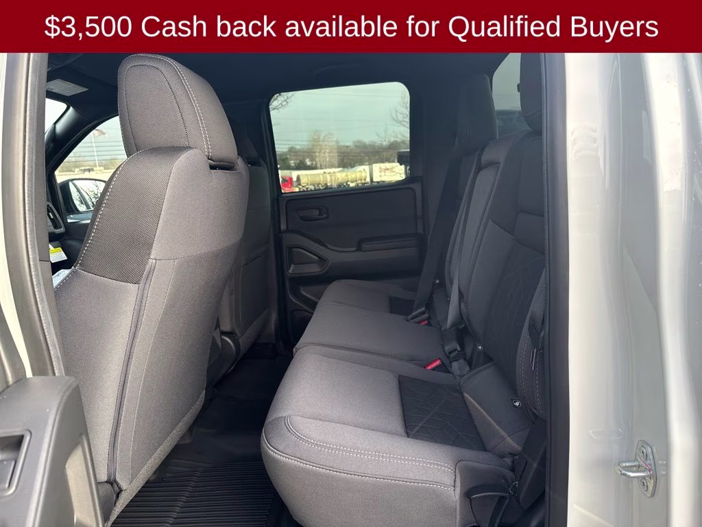2026 Glacier White Nissan Frontier SV 4X4 Truck