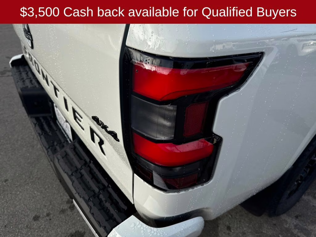 2026 Glacier White Nissan Frontier SV 4X4 Truck