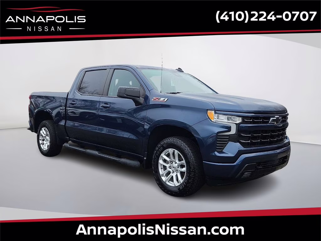 2022 Northsky Blue Metallic Chevrolet Silverado 1500 RST 4X4 Truck