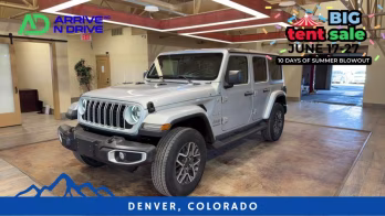 2024 Silver Jeep Wrangler 4 Door Sahara Sport Utility 4D 4X4