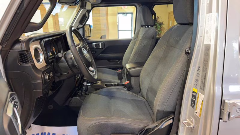 2024 Silver Jeep Wrangler 4 Door Sahara Sport Utility 4D 4X4