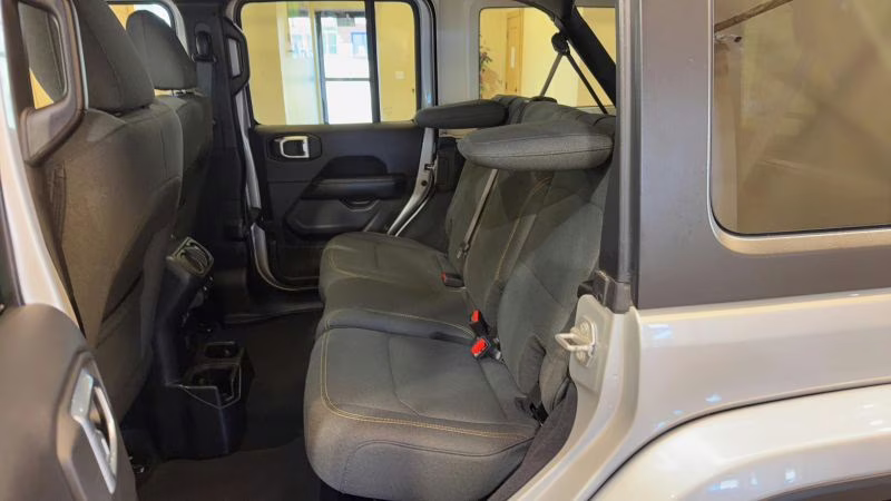 2024 Silver Jeep Wrangler 4 Door Sahara Sport Utility 4D 4X4