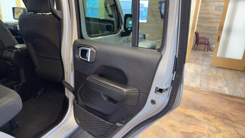 2024 Silver Jeep Wrangler 4 Door Sahara Sport Utility 4D 4X4