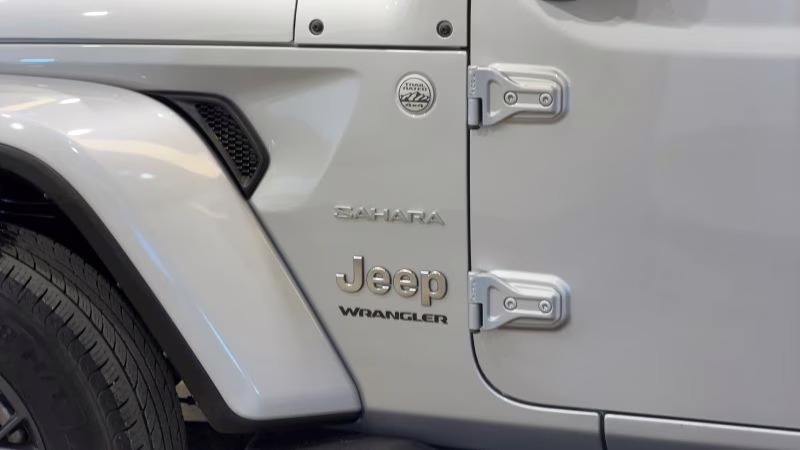 2024 Silver Jeep Wrangler 4 Door Sahara Sport Utility 4D 4X4