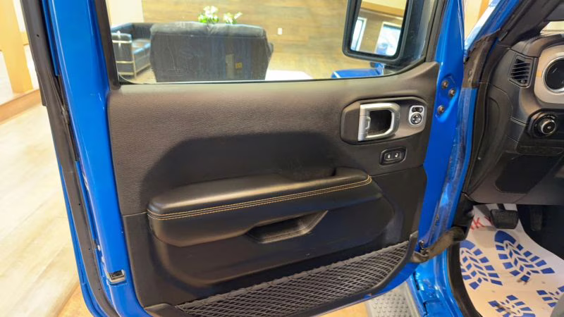 2024 Blue Jeep Wrangler 4 Door Sahara Sport Utility 4D 4X4
