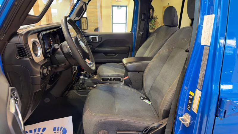 2024 Blue Jeep Wrangler 4 Door Sahara Sport Utility 4D 4X4