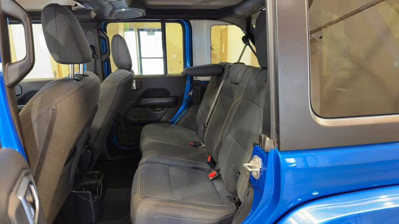 2024 Blue Jeep Wrangler 4 Door Sahara Sport Utility 4D 4X4