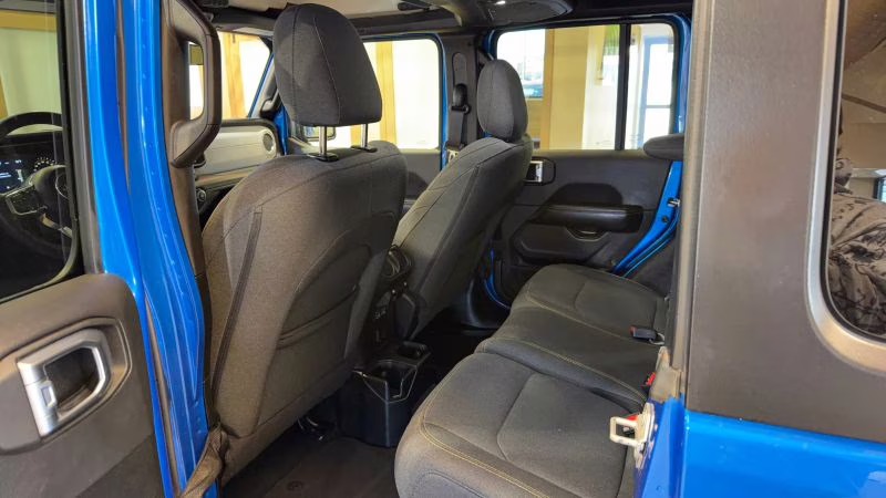 2024 Blue Jeep Wrangler 4 Door Sahara Sport Utility 4D 4X4