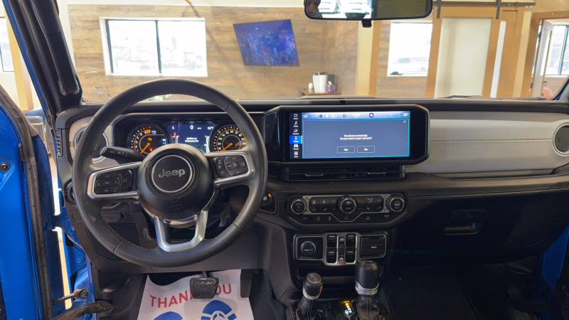 2024 Blue Jeep Wrangler 4 Door Sahara Sport Utility 4D 4X4