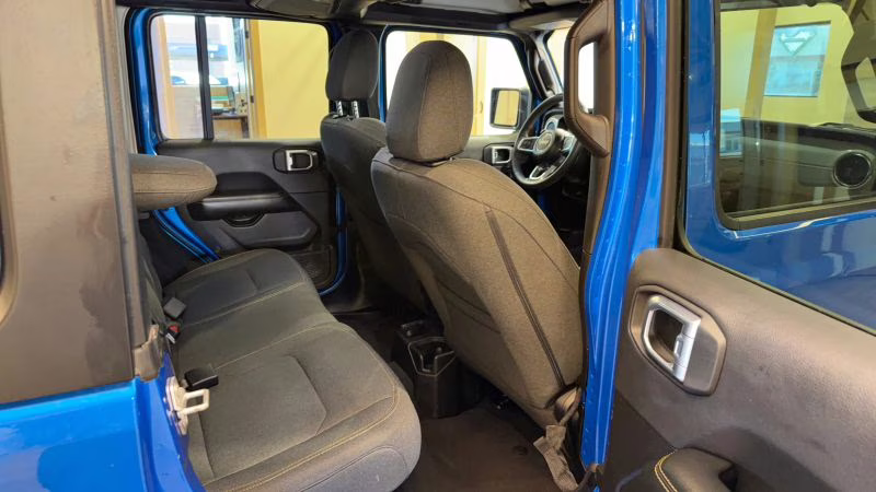 2024 Blue Jeep Wrangler 4 Door Sahara Sport Utility 4D 4X4