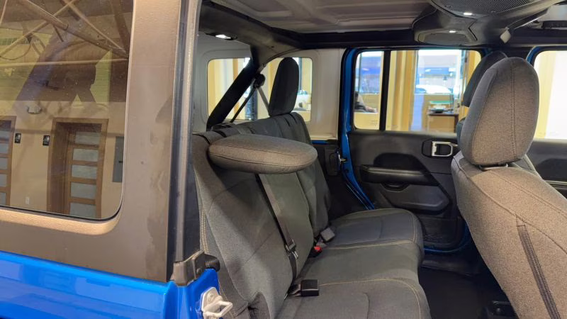 2024 Blue Jeep Wrangler 4 Door Sahara Sport Utility 4D 4X4