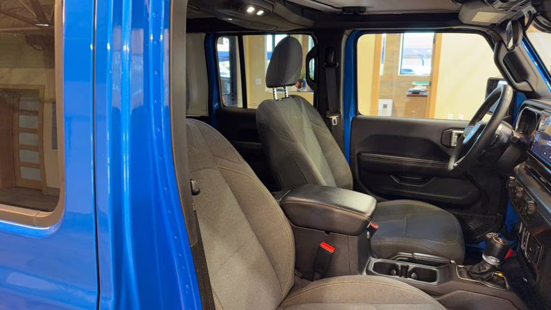 2024 Blue Jeep Wrangler 4 Door Sahara Sport Utility 4D 4X4