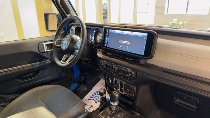 2024 Blue Jeep Wrangler 4 Door Sahara Sport Utility 4D 4X4