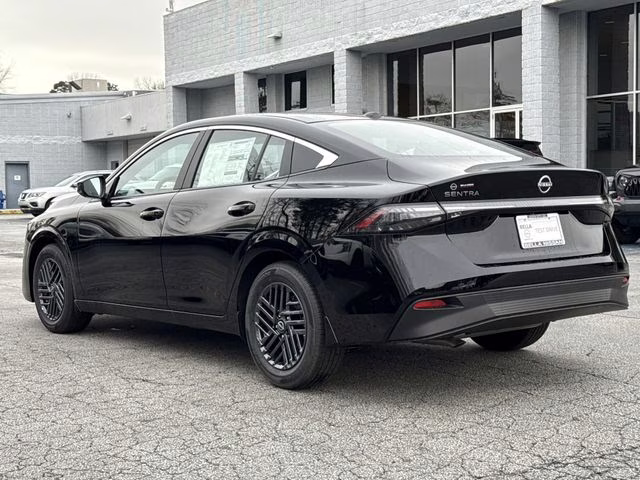 2026 Super Black Nissan Sentra SV FWD Sedan