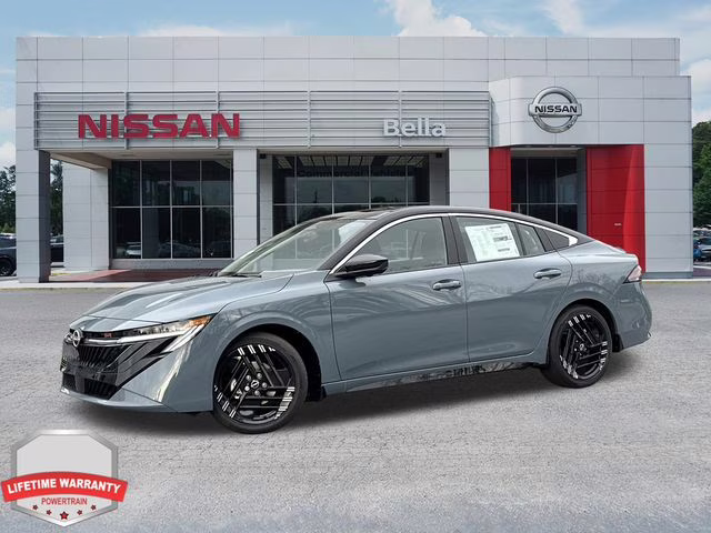 2026 Atlantic Gray/Super Black Nissan Sentra SR FWD Sedan