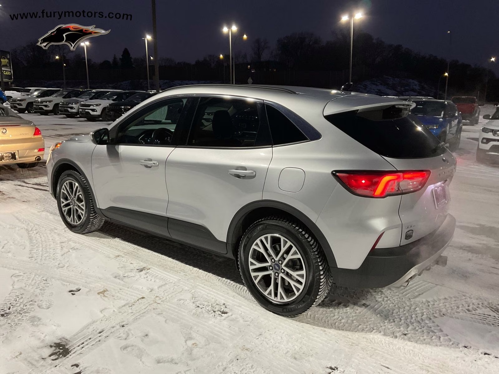 2021 Silver Metallic Ford Escape SE AWD SUV