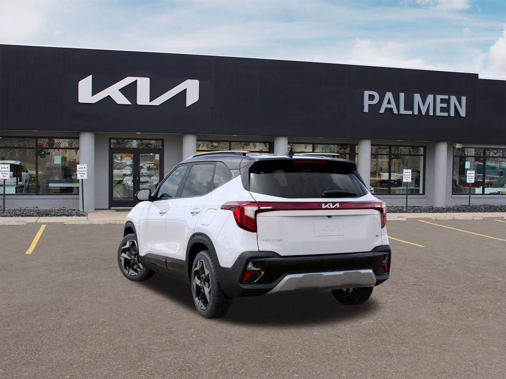 2026 Clear White/Black Roof Kia Seltos S AWD SUV