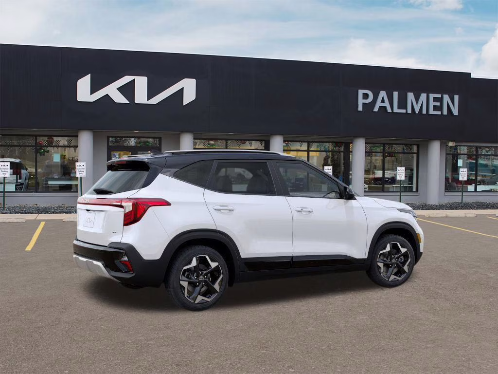 2026 Clear White/Black Roof Kia Seltos S AWD SUV