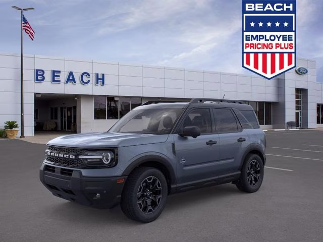 2026 Azure Gray Metallic Ford Bronco Sport Outer Banks 4X4 SUV