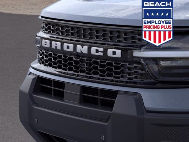 2026 Azure Gray Metallic Ford Bronco Sport Outer Banks 4X4 SUV