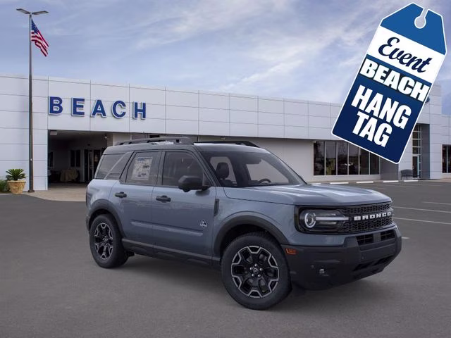 2026 Azure Gray Metallic Tri-Coat Ford Bronco Sport Outer Banks 4X4 SUV