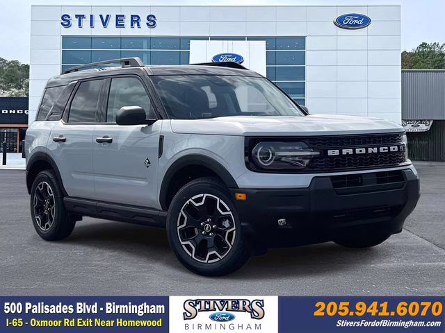 2026 White Metallic Ford Bronco Sport Outer Banks 4X4 SUV