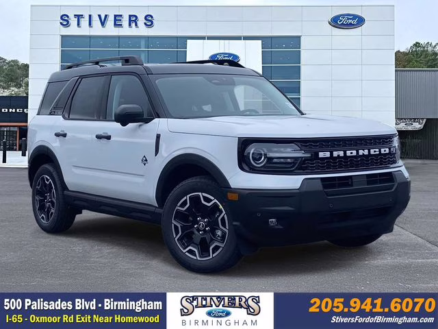 2026 Oxford White Ford Bronco Sport Outer Banks 4X4 SUV