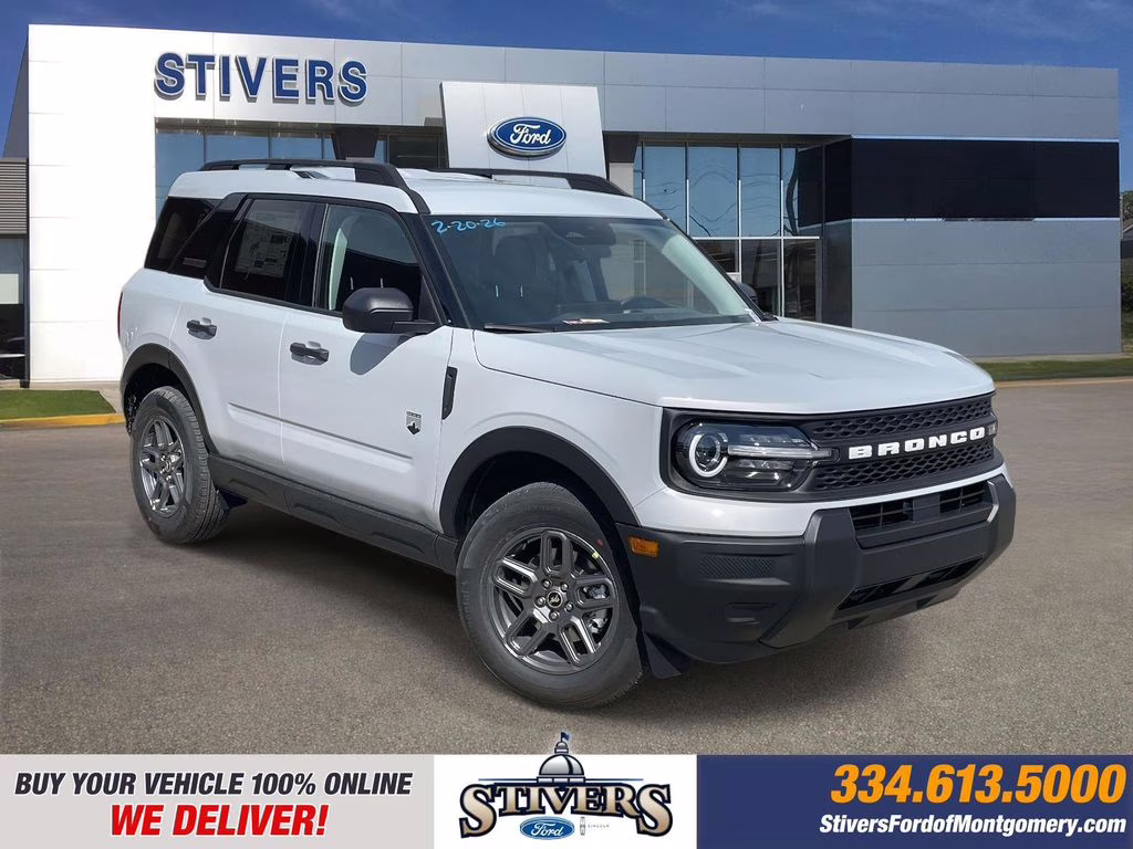 2026 Space White Metallic Ford Bronco Sport Big Bend 4X4 SUV